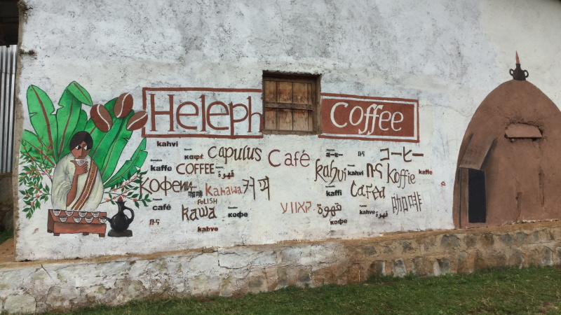 Heleph Coffee Mural